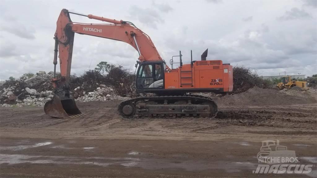 Hitachi ZX 670 Excavatoare pe șenile
