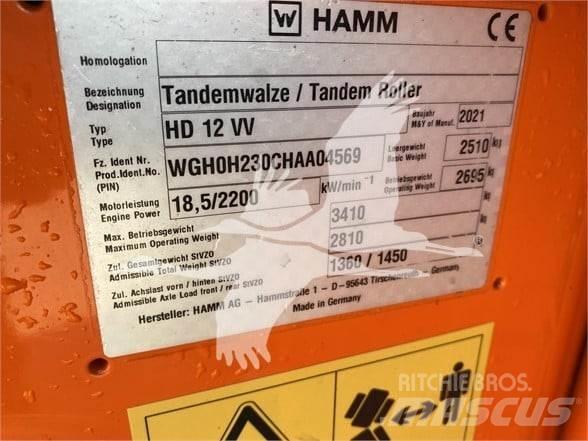 Hamm HD12VV Compactoare monocilindrice