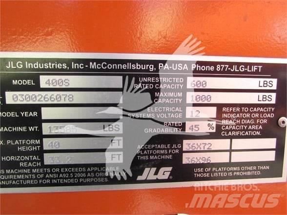 JLG 400S Nacele cu brat telescopic