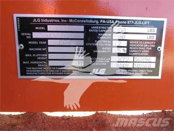 JLG 600AJ Nacele cu brat articulat
