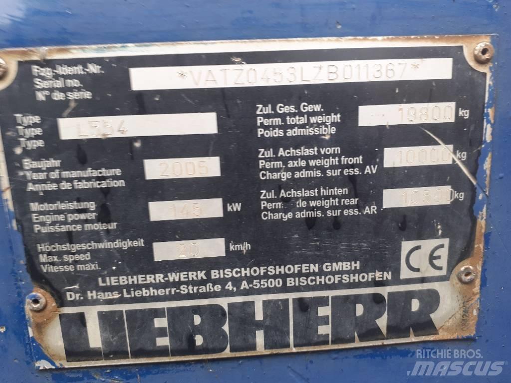 Liebherr L 554 Incarcator pe pneuri