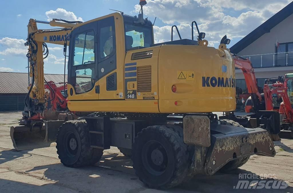 Komatsu PW148-10 Excavatoare cu roti