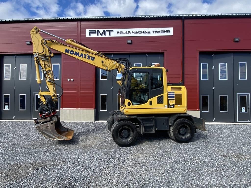Komatsu PW 148-10 Excavatoare cu roti
