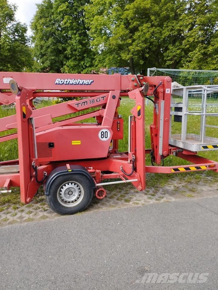 Europelift TM 18 GT Platforme aeriene montate pe remorca