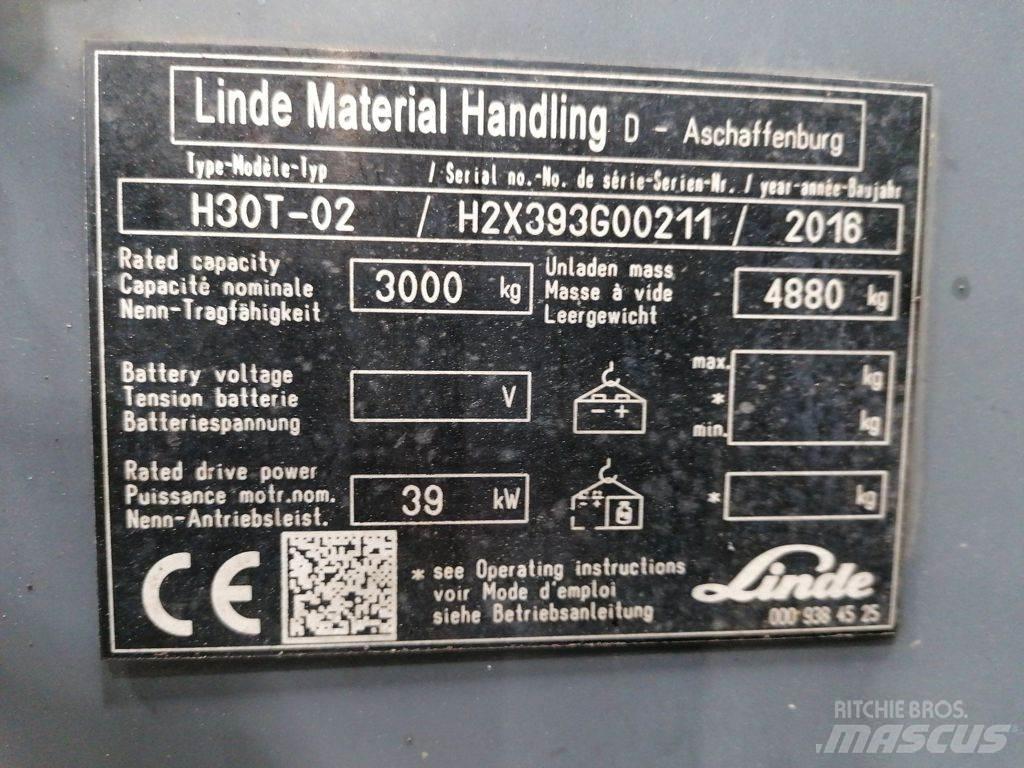 Linde H30T-02 Stivuitor GPL