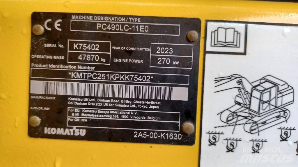 Komatsu PC 490 LC-11 Excavatoare pe șenile
