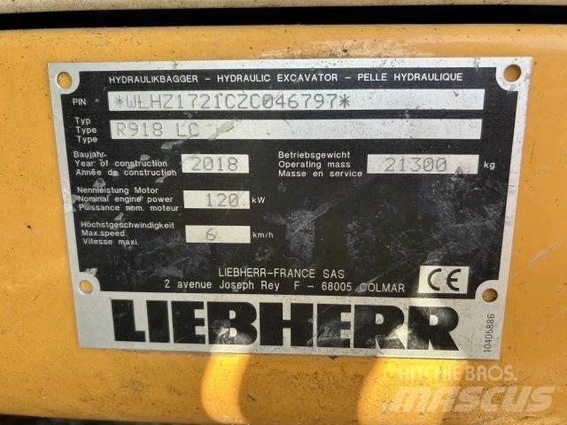 Liebherr R918 LC Excavatoare pe șenile
