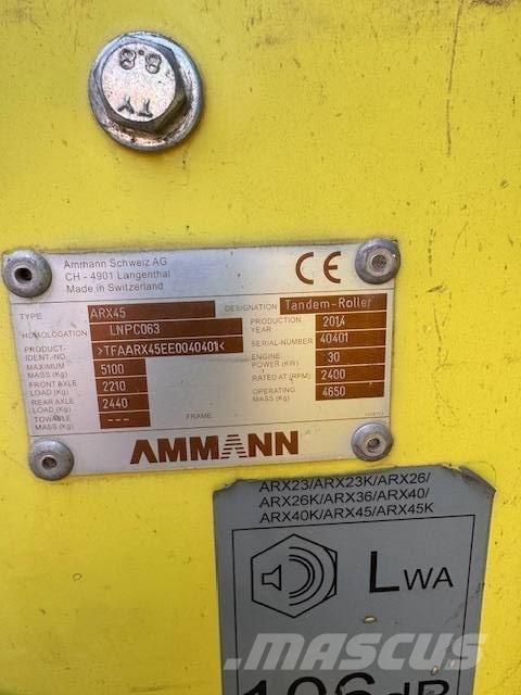 Ammann ARX 45 Compactoare sol