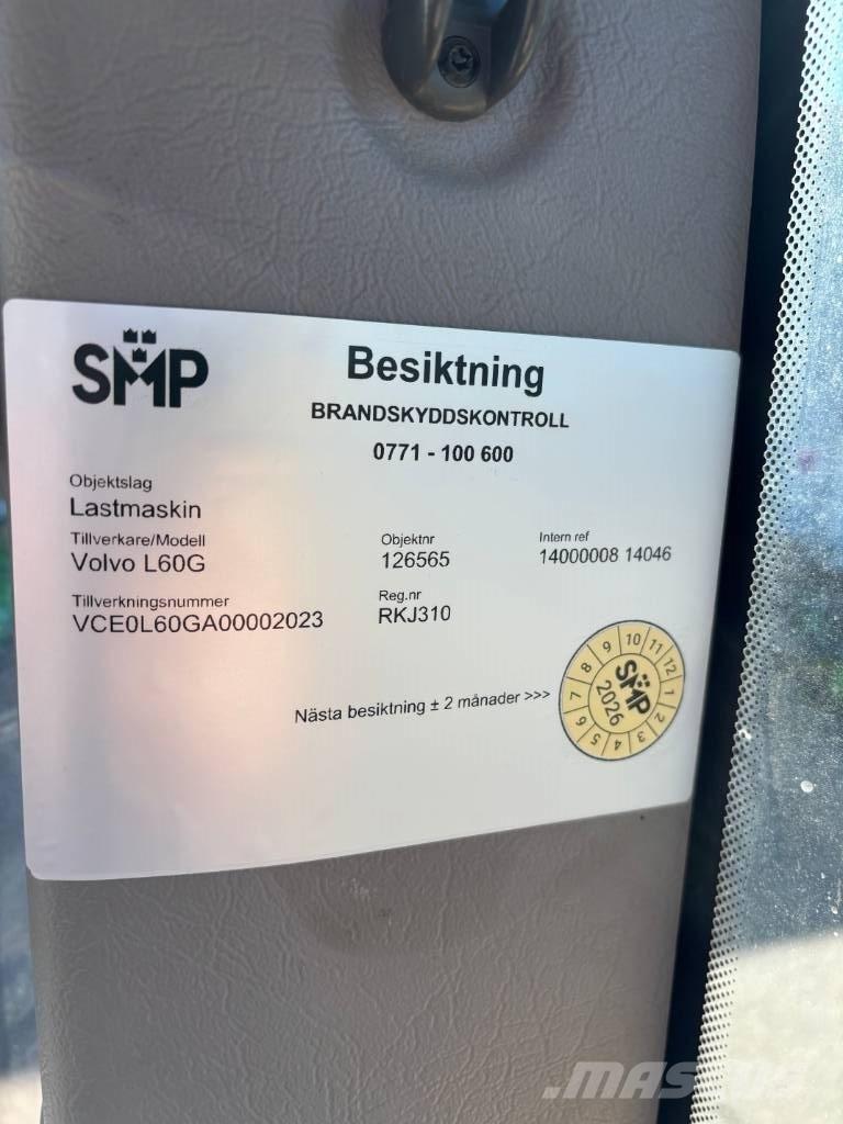 Volvo L 60 G Incarcator pe pneuri