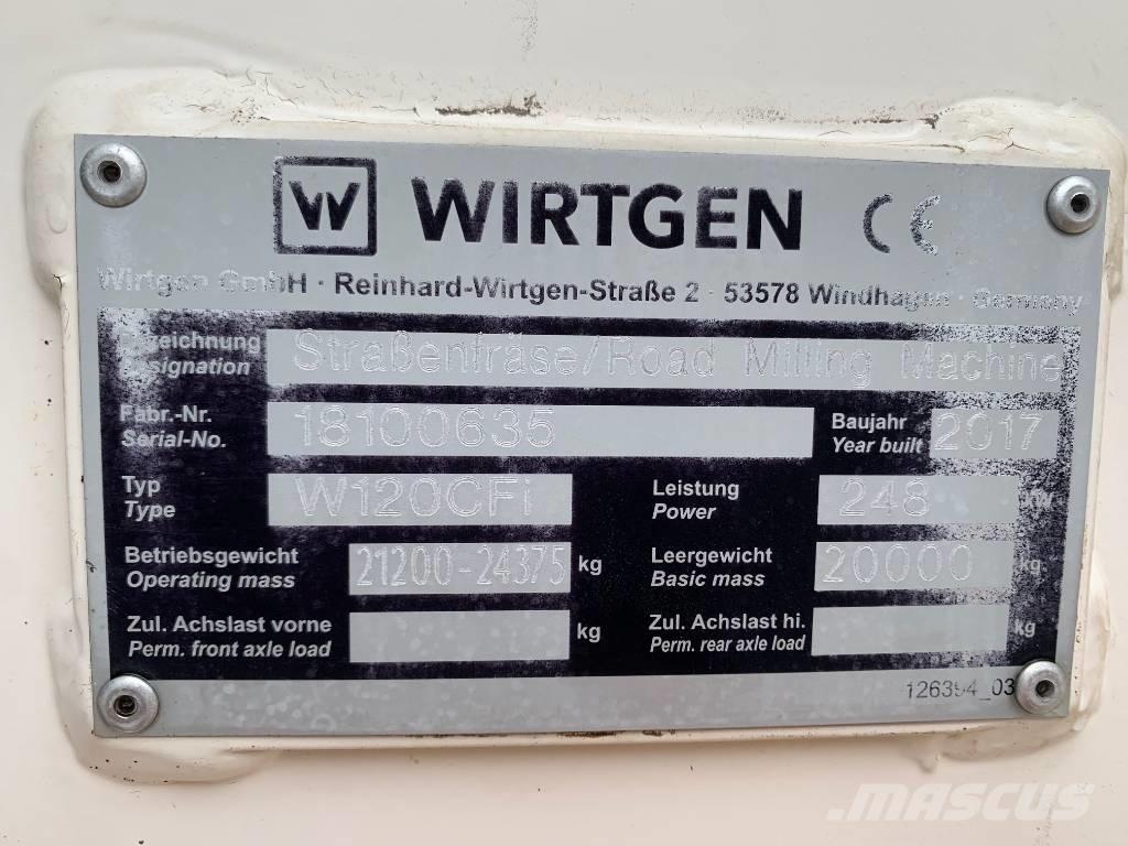 Wirtgen W 120 CFi Utilaje asfalt cu freze reci