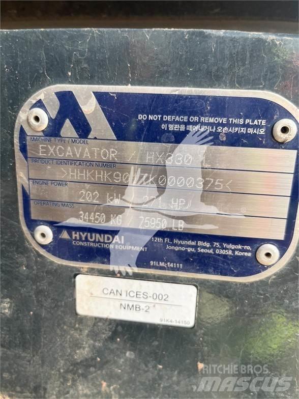 Hyundai HX330L Excavatoare pe șenile
