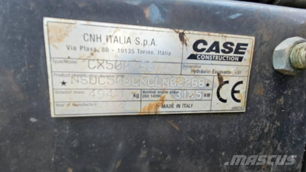 CASE CX50B Mini excavatoare < 7t