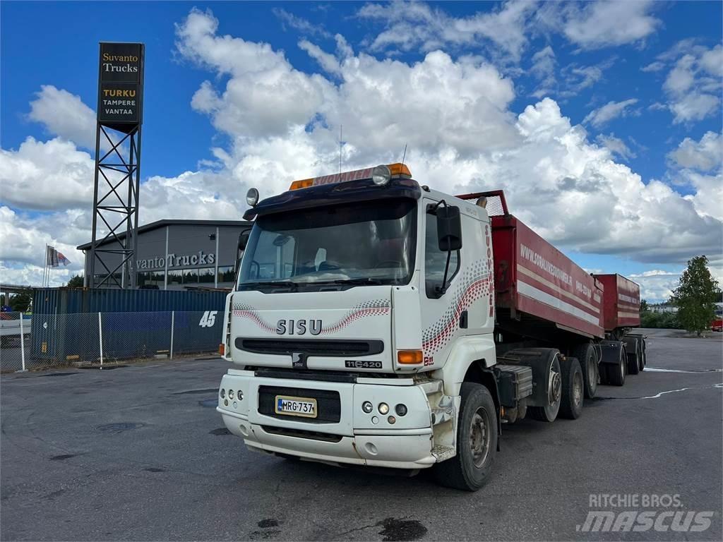 Sisu E11M-420 8X4 Autobasculanta