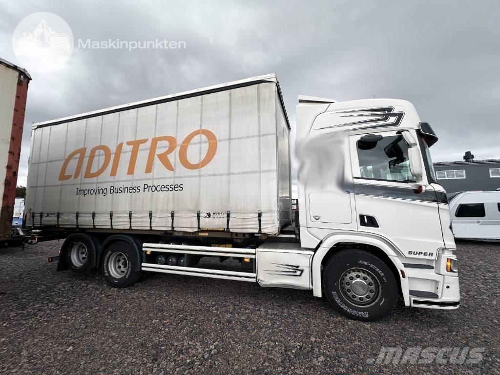 Scania R 580 Camion cadru container