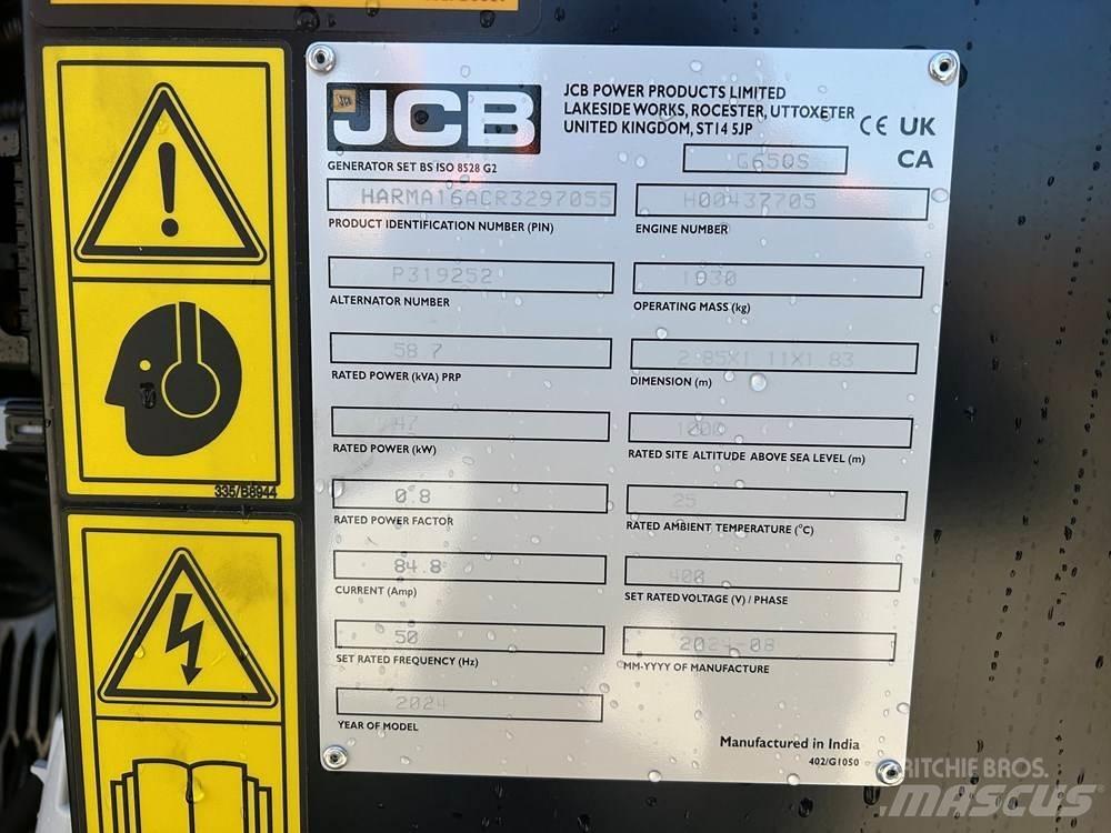 JCB G65QS Generatoare Diesel