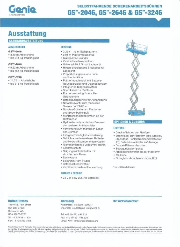 Genie GS 2646 Platforme foarfeca