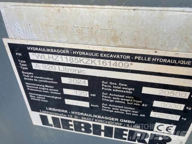 Liebherr A920 Excavatoare cu roti