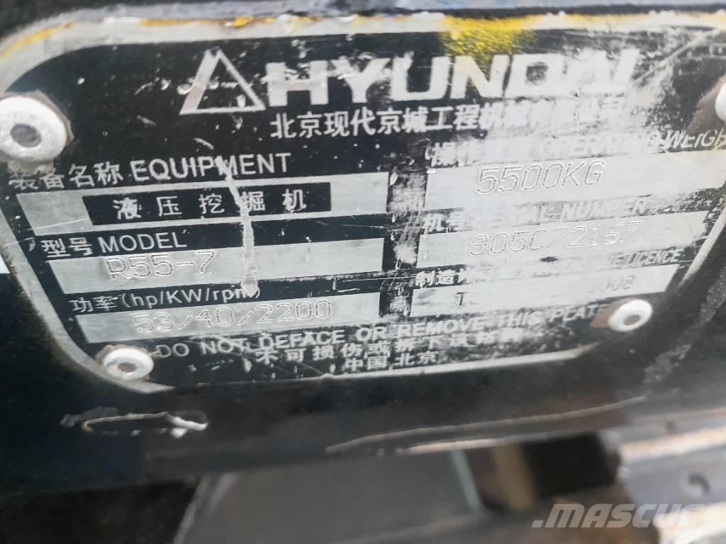 Hyundai R55-7 Excavatoare pe șenile
