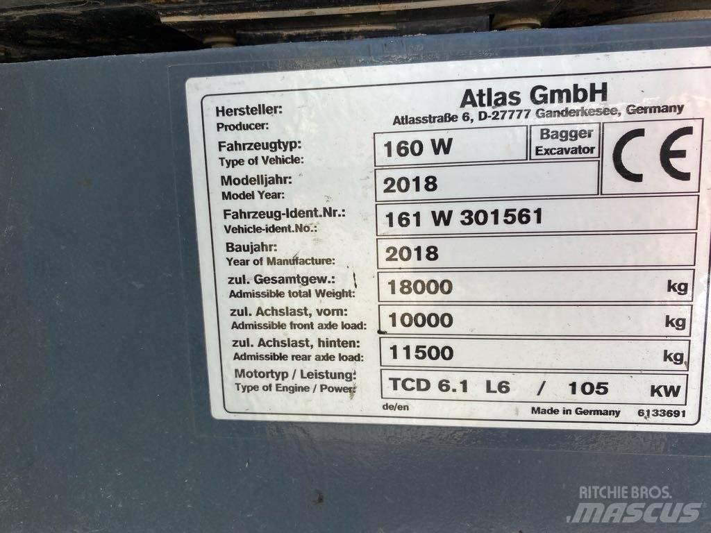  Altas 160 W Excavatoare cu roti