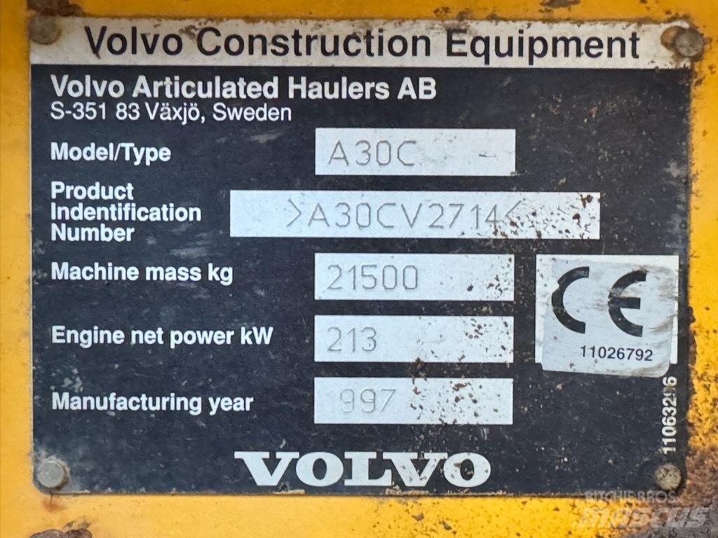 Volvo A 30 C Transportoare articulate