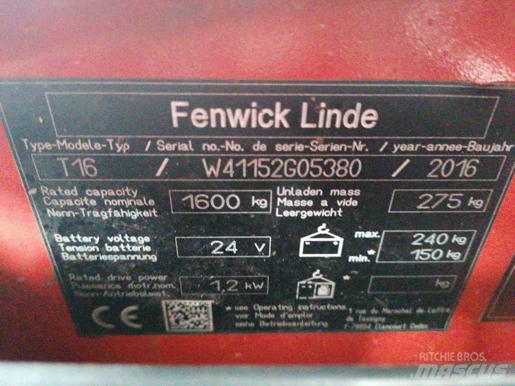 Linde T16 Transpaleta manuala