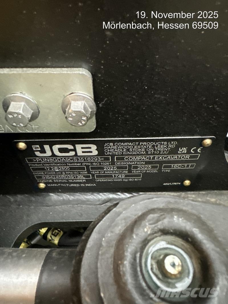 JCB 16C-1 Mini excavatoare < 7t