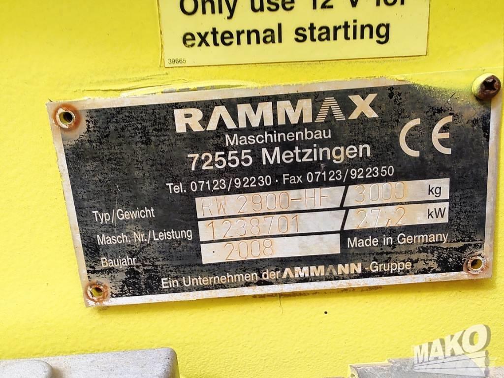 Rammax RW 2900 Cilindri compactori dubli