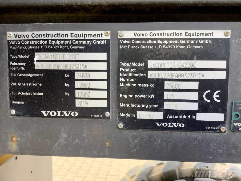 Volvo EW 220 E Excavatoare cu roti