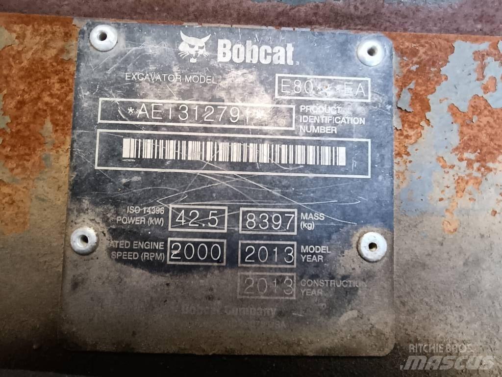 Bobcat E 80 EA Excavatoare 7t - 12t
