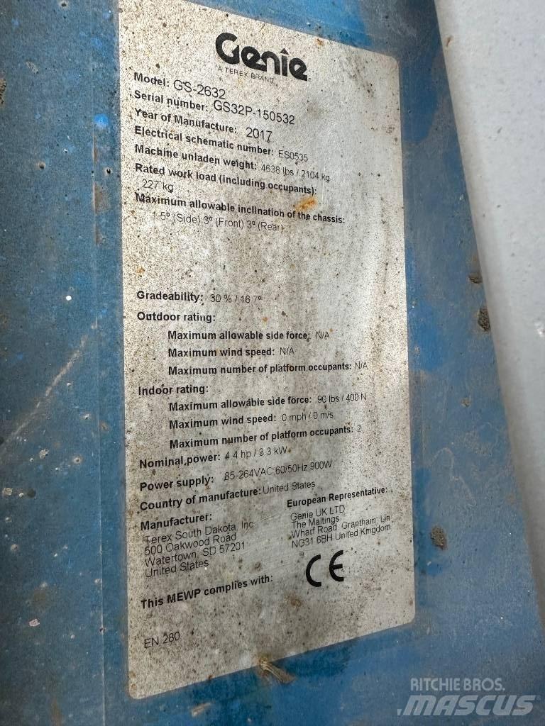 Genie GS 2632 Platforme foarfeca