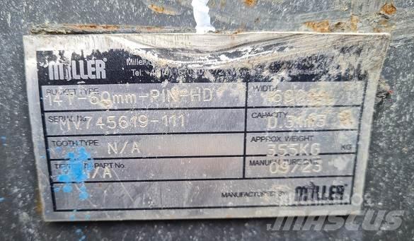  2' BUCKET, 60mm PINS Pistoane