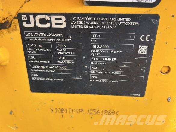 JCB DUMPER 1T-1 Minitractor de teren