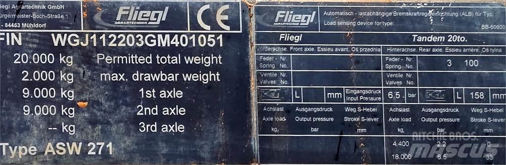 Fliegl Gigant ASW 271 Remorci basculante