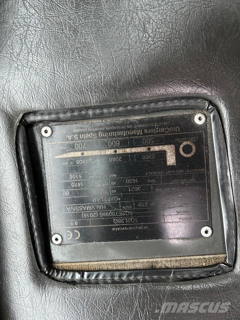 UniCarriers L25Q Stivuitor electric