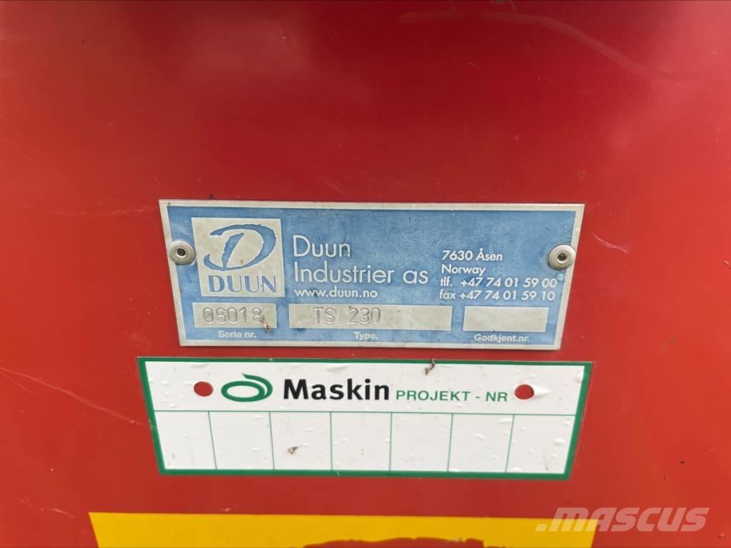 Duun TS 230 Lame pentru dezapezire si pluguri