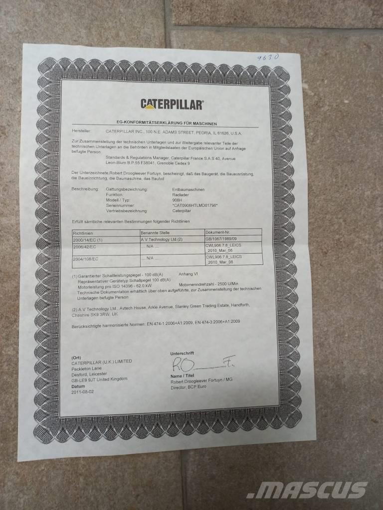 CAT 908 H Incarcator pe pneuri