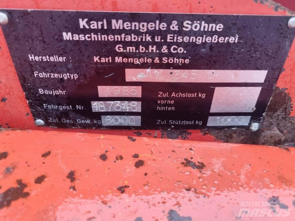 Mengele AW 345 c Remorci cu autoîncarcare