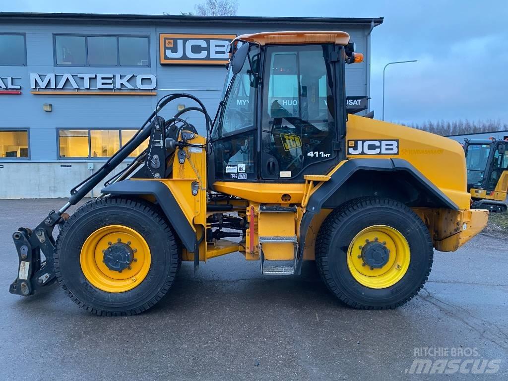 JCB 411 HT T4i Incarcator pe pneuri