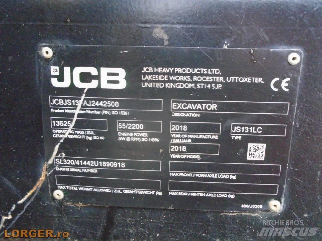 JCB JS 131 LC Excavatoare pe șenile
