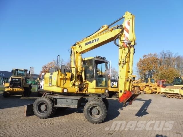Komatsu PW 140-7 Excavatoare cu roti