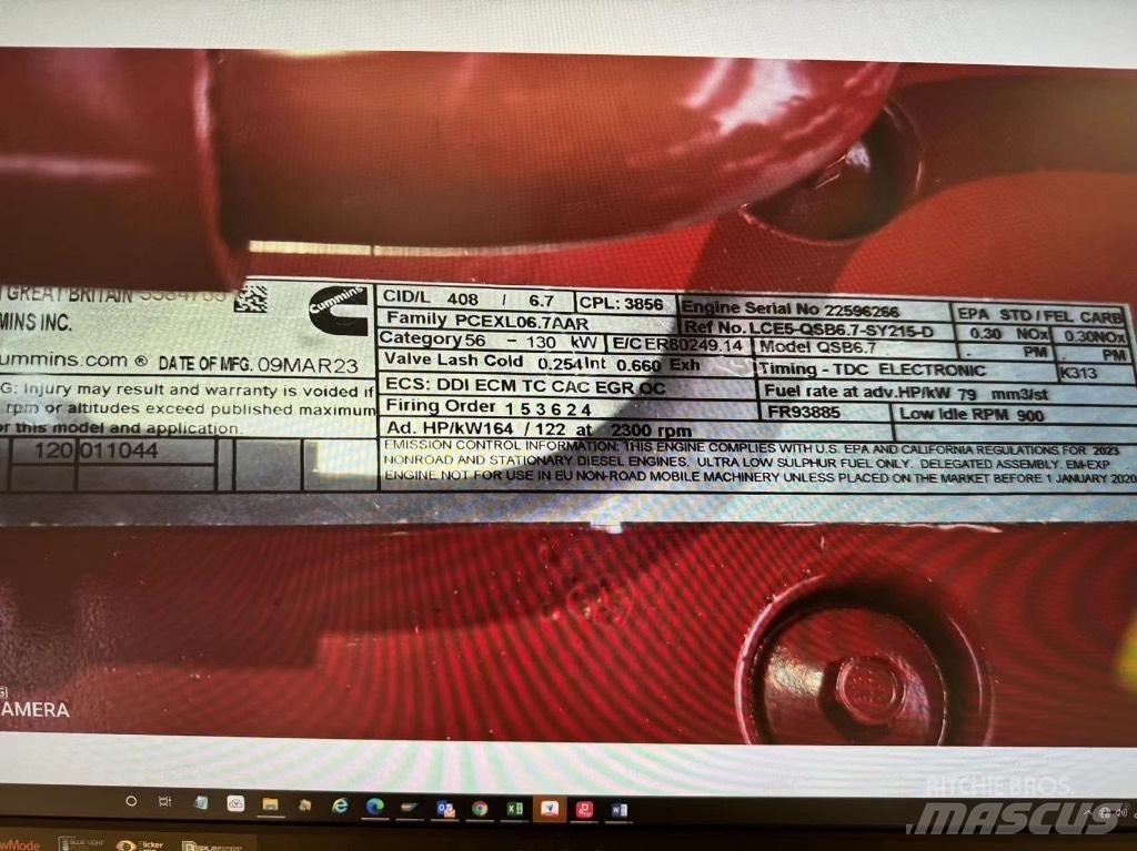 Cummins QSB6.7C-T4 Utilaje construcții - Altele