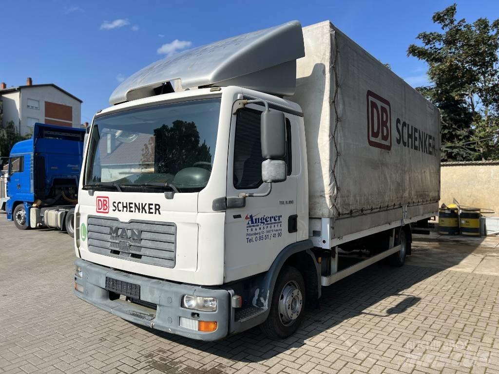 MAN TGL 8.180 Camion cu prelata