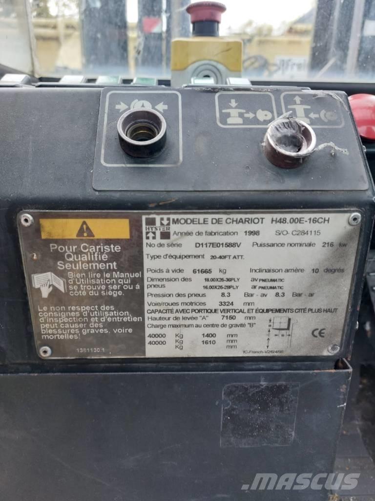 Hyster 48.00 E 16-CH Stivuitoare de containere