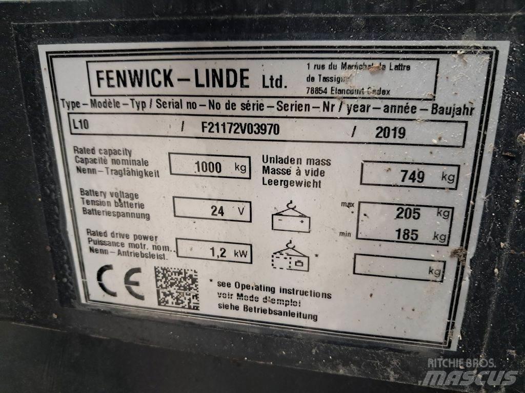 Linde L10 Transpaleta manuala