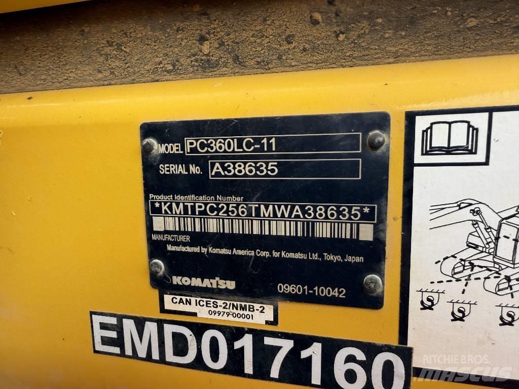 Komatsu PC360LC-11 Excavatoare pe șenile
