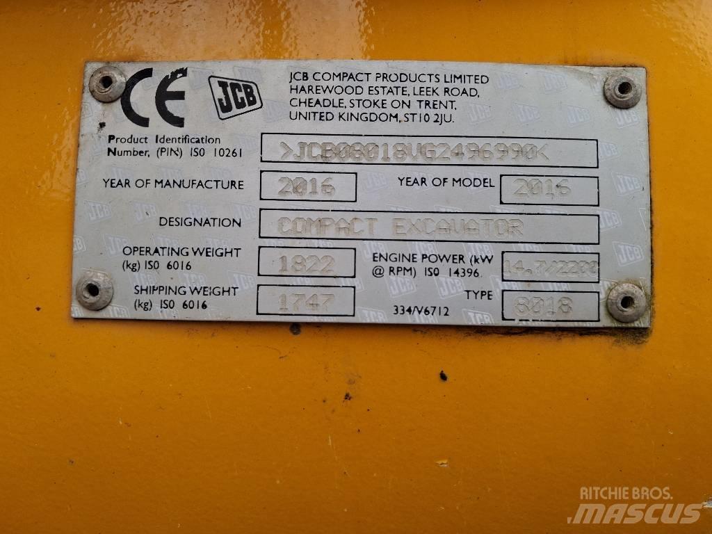 JCB 8018 CTS Mini excavatoare < 7t