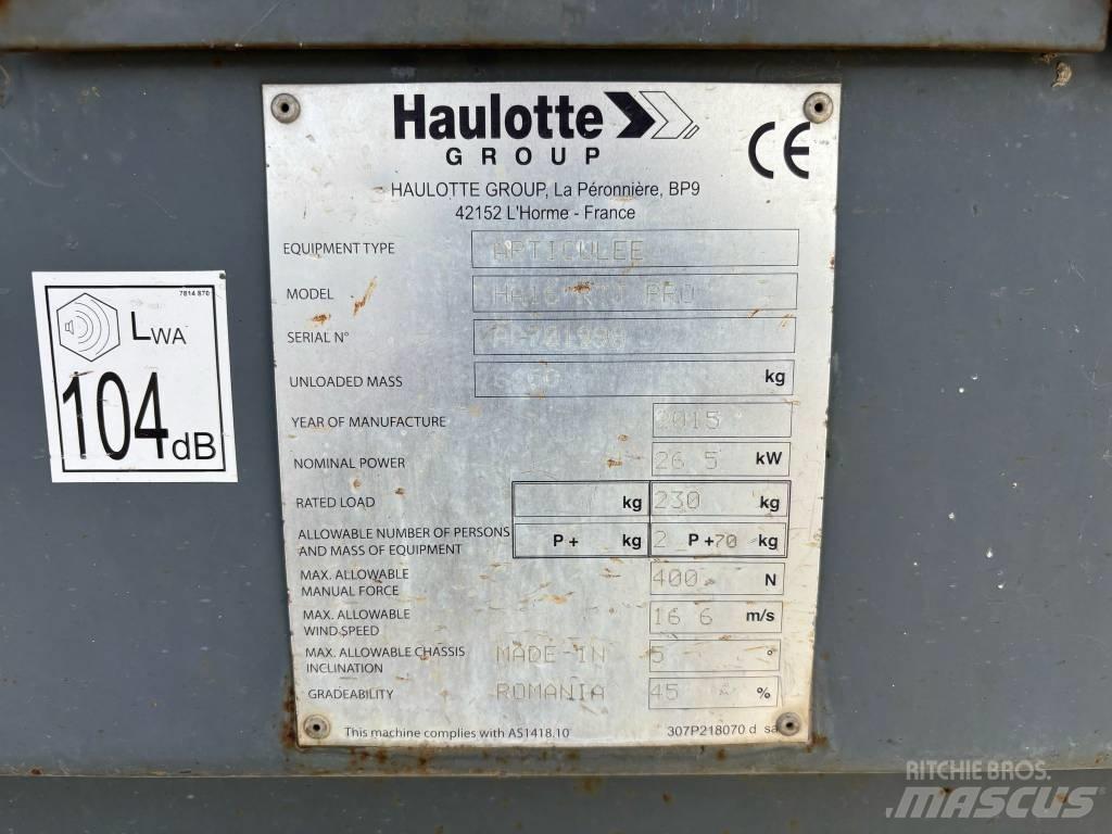 Haulotte HA 16 Nacele cu brat articulat