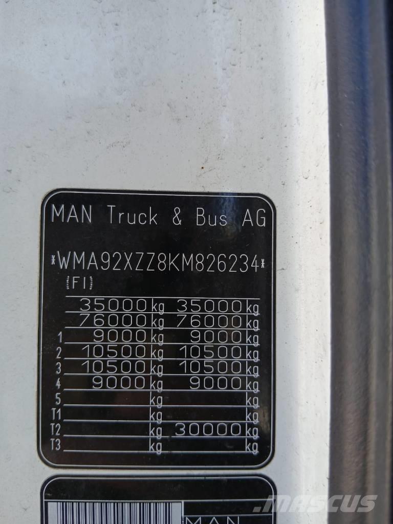 MAN TGX 35.580 Transportatoare vehicule