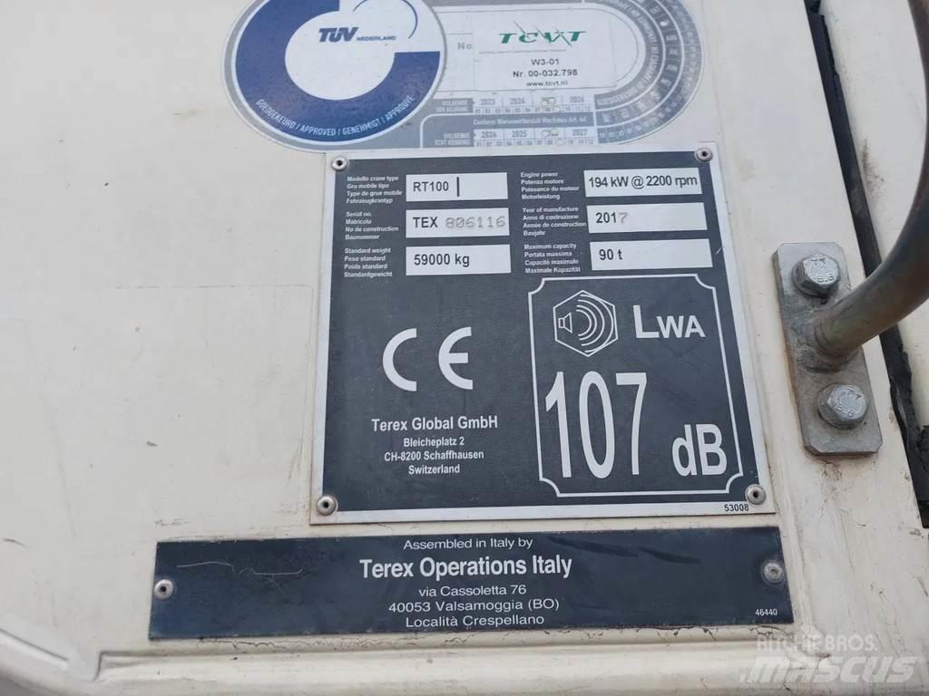 Terex RT100 Macara teren accidentat