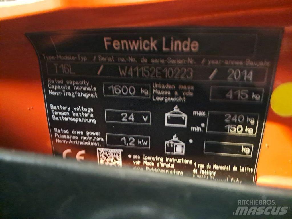 Linde T16L Transpaleta manuala